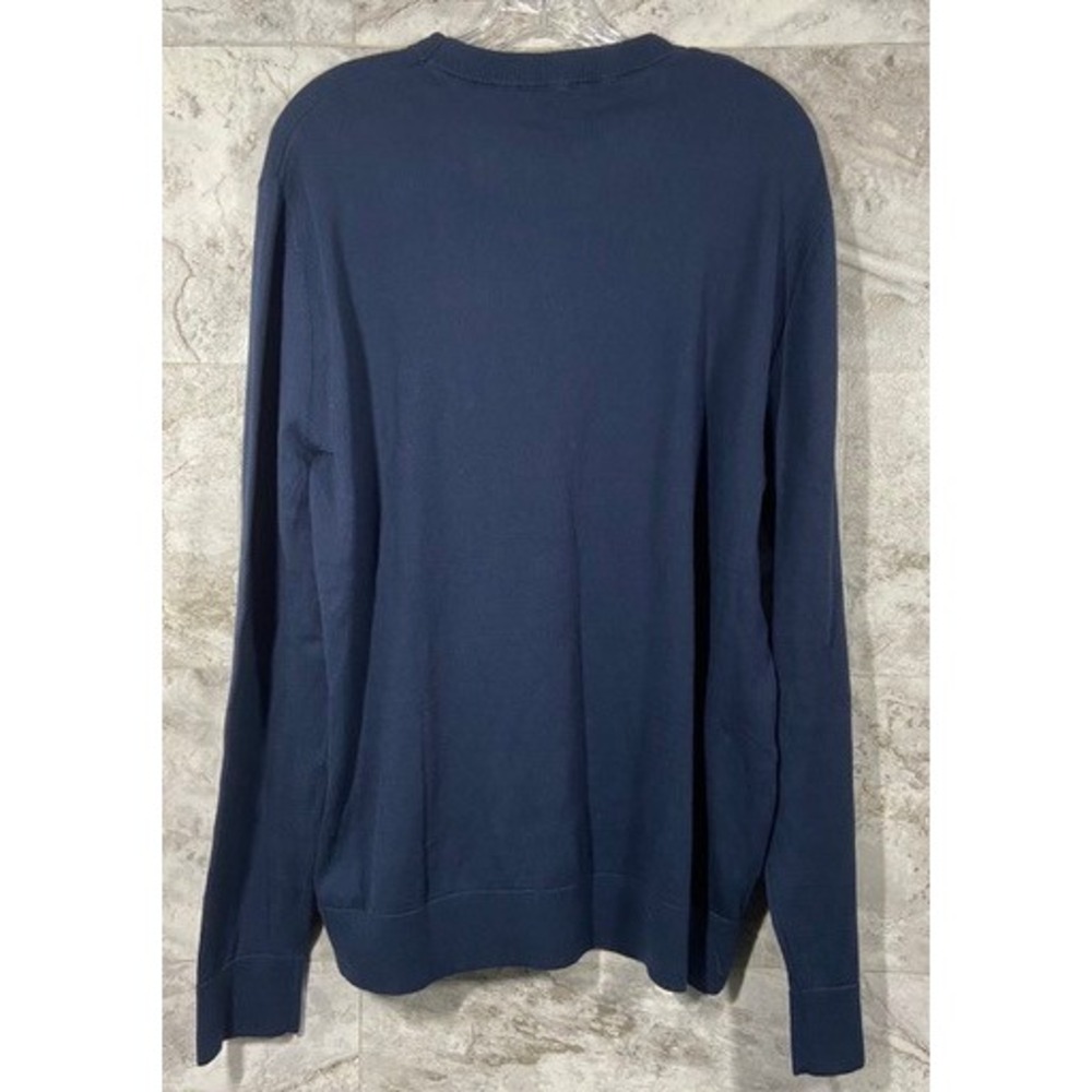 EXPRESS Men's Navy Blue Crew Neck Long Sleeve Sweater Size L - Picture 2 of 8